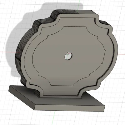 Mẫu khung đồng hồ để bàn ARREDAMENTO GT1 in 3D độc đáo