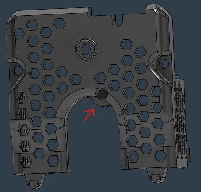 Nắp đầu in FlashForge Adventurer 5M Pro có giá đỡ ống Bowden - Image 2