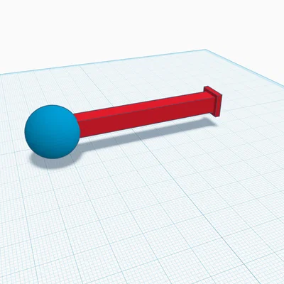 Mô hình tay đòn (Lever) in 3D hỗ trợ dự án cơ khí DIY