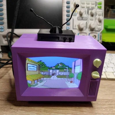Tivi Simpsons để bàn 4 inch (Bản cải tiến)