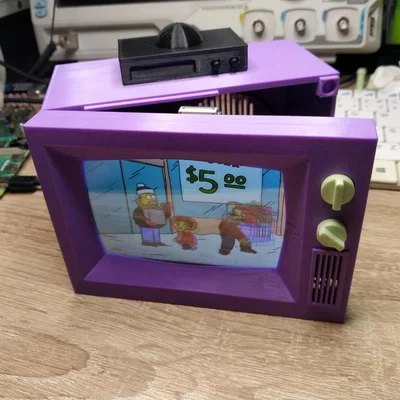 Tivi Simpsons để bàn 4 inch (Bản cải tiến)