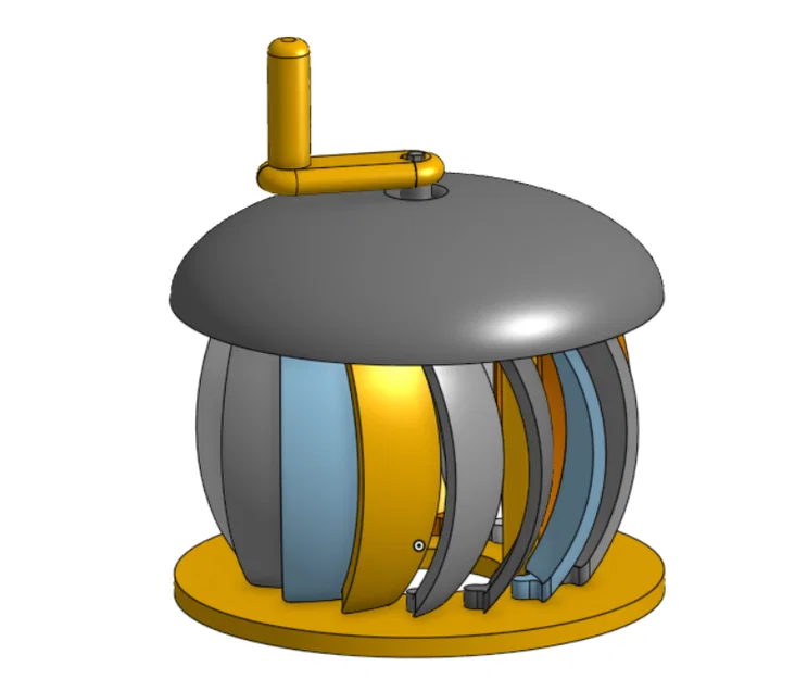Chụp đèn hình tròn có khả năng điều chỉnh độ sáng - Image 1