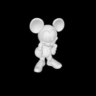 Mô hình 3D chuột Mickey Mouse hoạt hình dễ thương cho máy in 3D