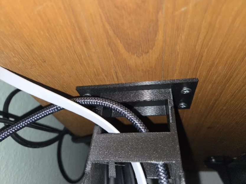 Bộ phụ kiện gắn xích quản lý dây cáp cho bàn làm việc - Image 1