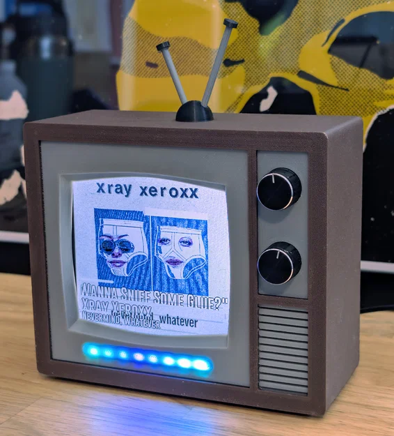 TV Retro 80s/90s cho màn hình Guition 480x480 chạy LVGL - Image 1