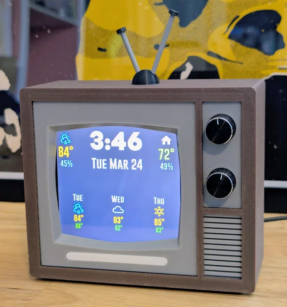 TV Retro 80s/90s cho màn hình Guition 480x480 chạy LVGL - Image 5