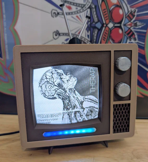 TV Mini phong cách Midcentury cho màn hình Guition 480x480 (ESP32-S3) - Image 2