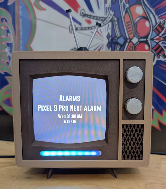 TV Mini phong cách Midcentury cho màn hình Guition 480x480 (ESP32-S3) - Image 4