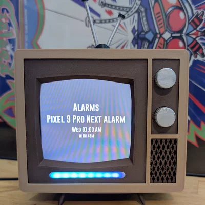 TV Mini phong cách Midcentury cho màn hình Guition 480x480 (ESP32-S3)