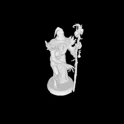 Mô hình 3D Baba Yaga - Phù thủy kỳ bí dành cho game tabletop