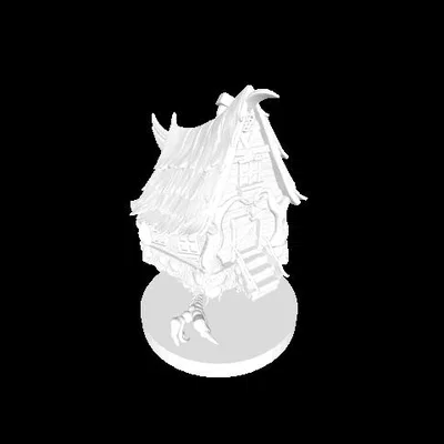Mô hình 3D Ngôi nhà Baba Jaga huyền bí cho bàn cờ Tabletop