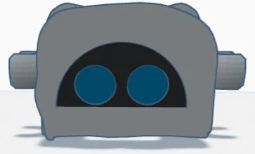 Mô hình 3D Robot máy nướng bánh mì đáng yêu cho Stop Motion - Image 1