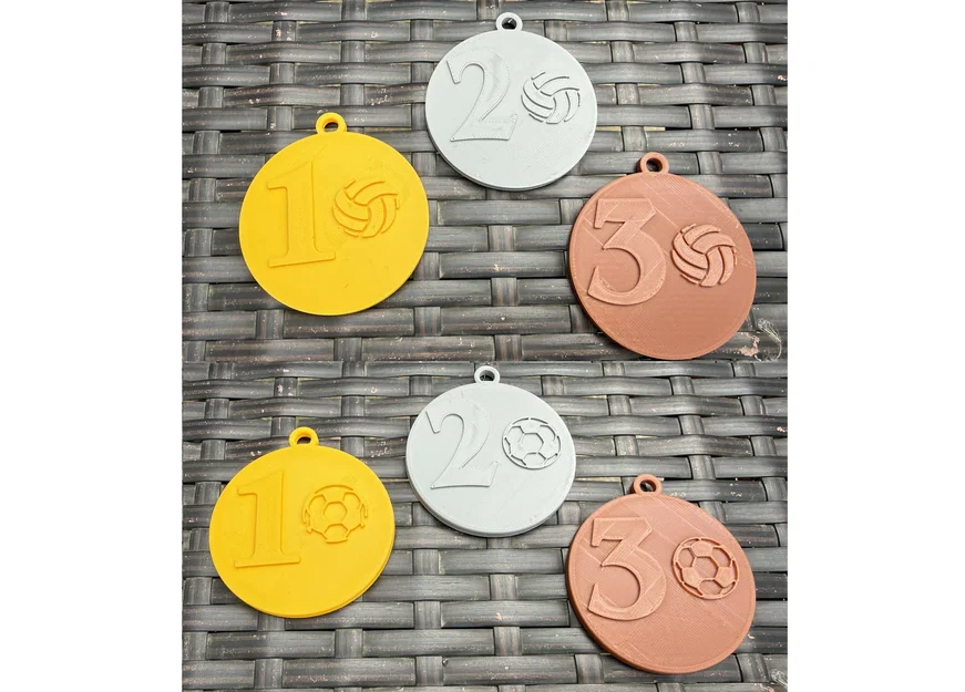 Huy chương dành cho cầu thủ bóng đá/bóng chuyền xuất sắc nhất - Image 6