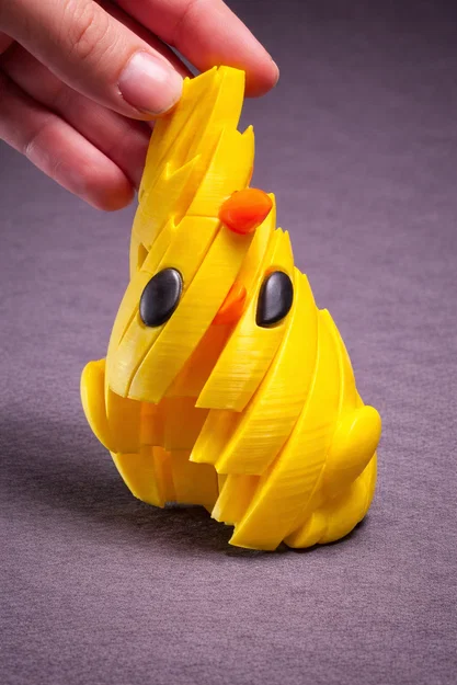 Đồ chơi Fidget gà con co giãn – Mô hình chuyển động linh hoạt - Image 3