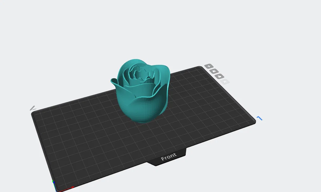 Mẫu in 3D hoa hồng nhỏ (rosa small) trang trí cực xinh - Image 1