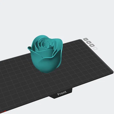 Mẫu in 3D hoa hồng nhỏ (rosa small) trang trí cực xinh