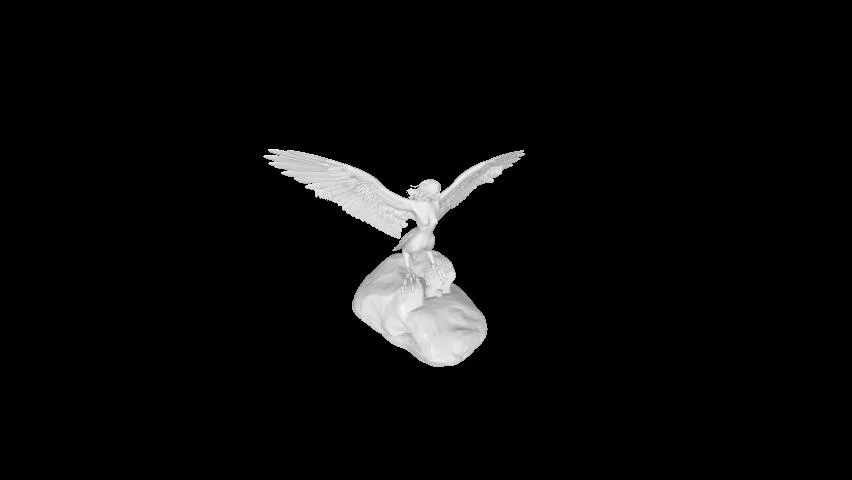 Mô hình Harpyie 3D thần thoại - Tác phẩm trưng bày độc đáo - Image 1