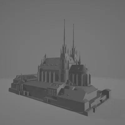 Mô hình 3D Nhà thờ St. Peter and Paul (Petrov) tại Brno