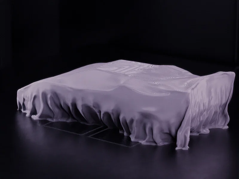 Mô hình Lamborghini Countach 5000 QV phủ vải - Image 3