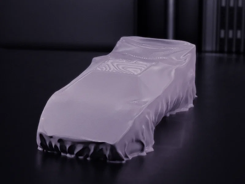 Mô hình Lamborghini Countach 5000 QV phủ vải - Image 8