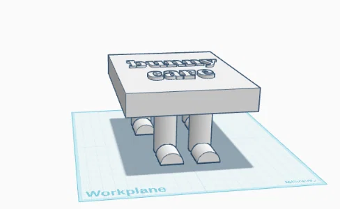 Mẫu in 3D khay bunny holder đáng yêu trang trí bàn làm việc - Image 2