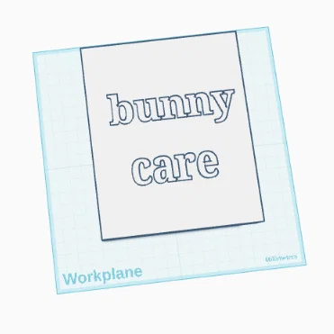 Mẫu in 3D khay bunny holder đáng yêu trang trí bàn làm việc