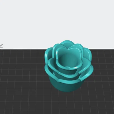 Mô hình trang trí hoa Tulip (tulipan) 3D tinh tế và dễ in