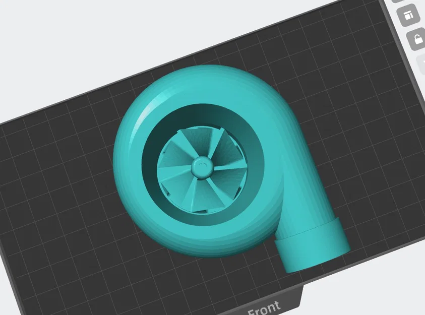 Mô hình Turbo tăng áp 3D cực chất cho người yêu xe - Image 1