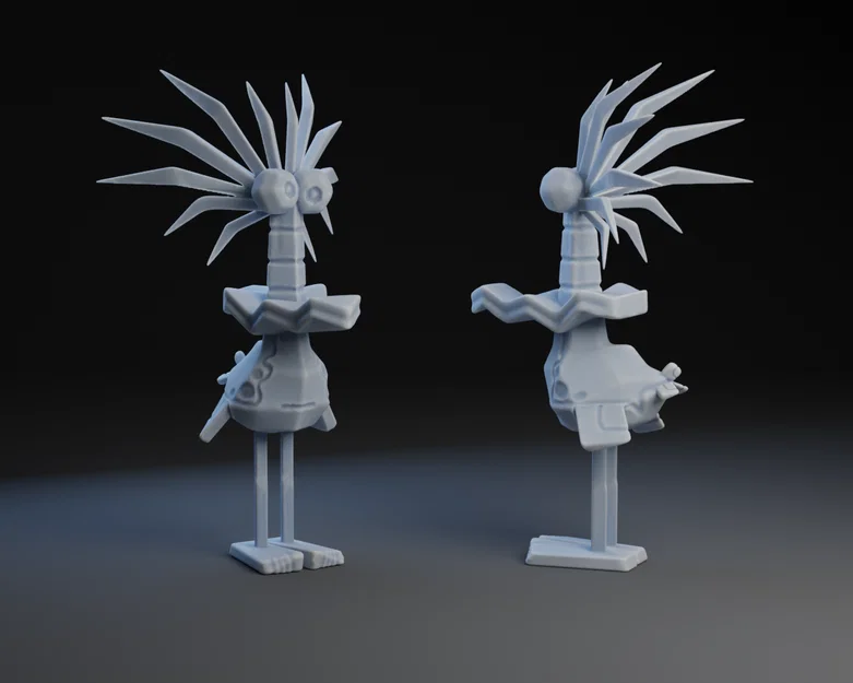 Mô hình chim Dodo hoạt hình đáng yêu để in 3D trang trí - Image 1