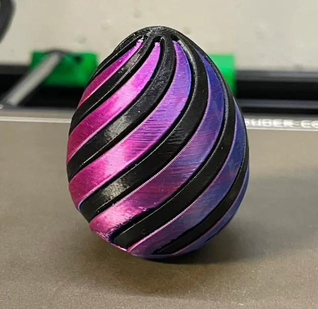 SPIRAL FIDGET EGG - QUẢ TRỨNG XOẮN GIẢM STRESS CHO LỄ PHỤC SINH - Image 2