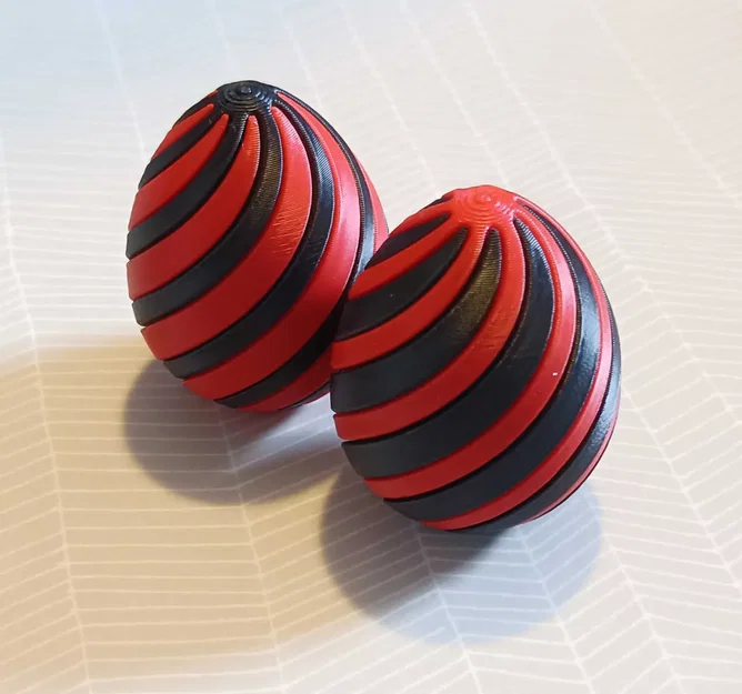 SPIRAL FIDGET EGG - QUẢ TRỨNG XOẮN GIẢM STRESS CHO LỄ PHỤC SINH - Image 4