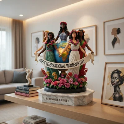 Mô hình in 3D Happy International Women's Day đầy ý nghĩa