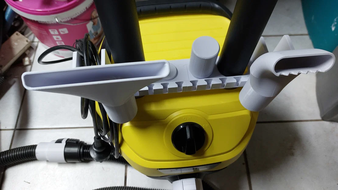 Giá treo phụ kiện máy hút bụi Karcher WD1 (Nozzle Holder) in 3D - Image 2