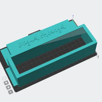 Đế để bàn khắc tên cá nhân hóa - Mẫu thiết kế in 3D độc đáo