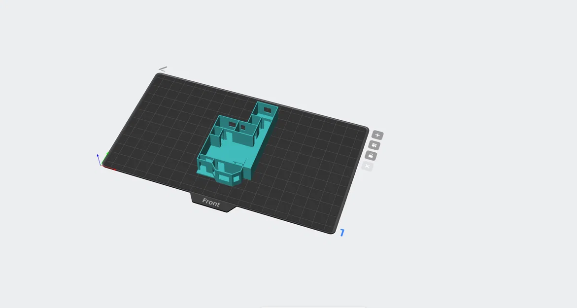 Mô hình mặt bằng căn hộ (bases de apt) chất lượng cao cho in 3D - Image 1