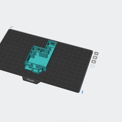 Mô hình mặt bằng căn hộ (bases de apt) chất lượng cao cho in 3D