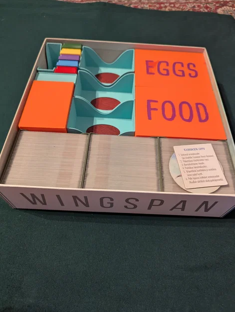 Bộ khay đựng (Organizer) cho Wingspan và các bản mở rộng V2 - Image 1