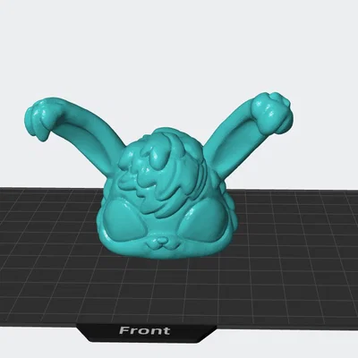 Mô hình chú thỏ 3D dễ thương trang trí bàn học (conejo)