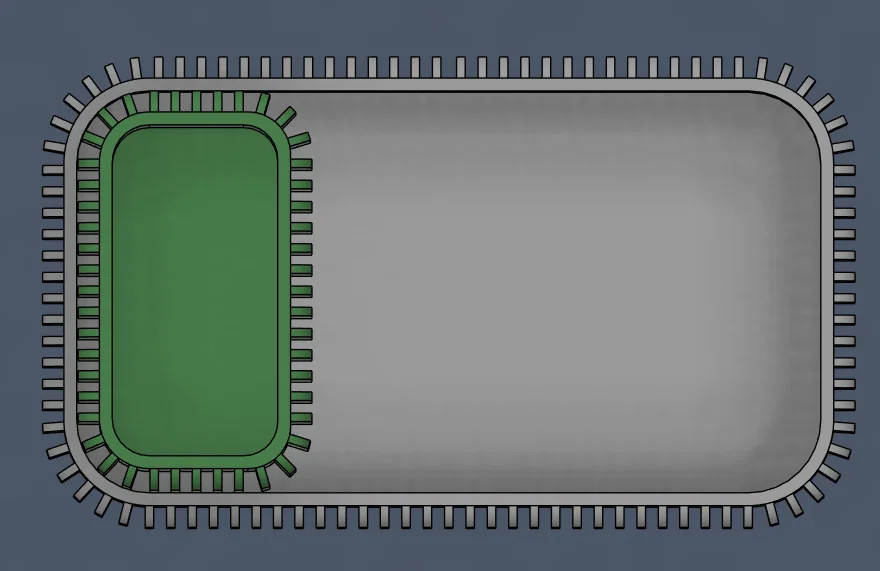 Bộ Khay Để Bàn Ribbed Hiện Đại / Ống Đựng Bút & Khay Đựng Đồ Đa Năng - Image 3