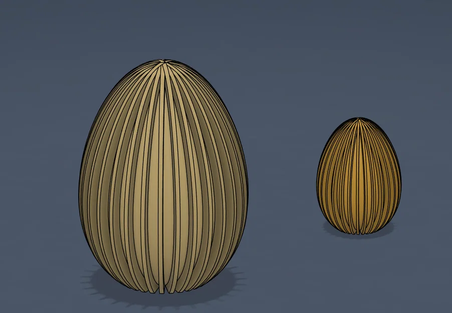 Trứng Phục sinh dạng nan hiện đại / Đồ trang trí mùa xuân phong cách kiến trúc - Image 2