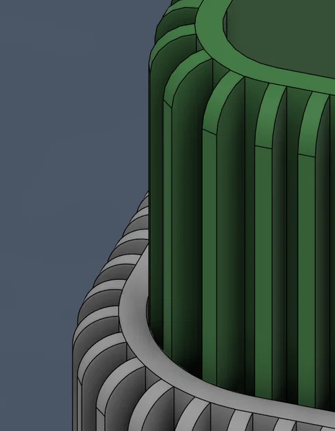 Bộ Khay Để Bàn Ribbed Hiện Đại / Ống Đựng Bút & Khay Đựng Đồ Đa Năng - Image 4