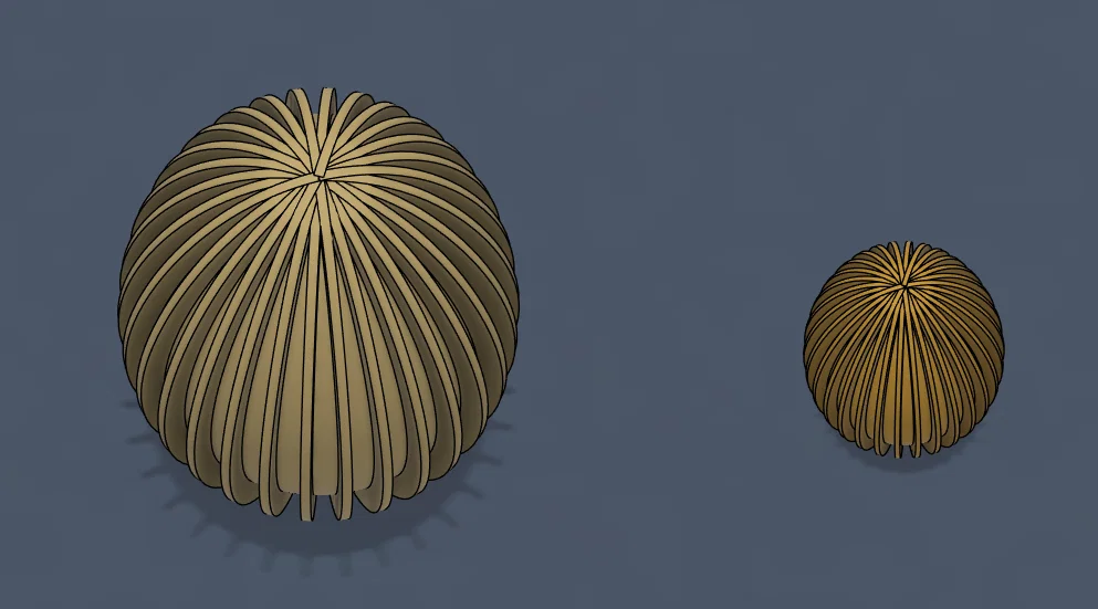 Trứng Phục sinh dạng nan hiện đại / Đồ trang trí mùa xuân phong cách kiến trúc - Image 3