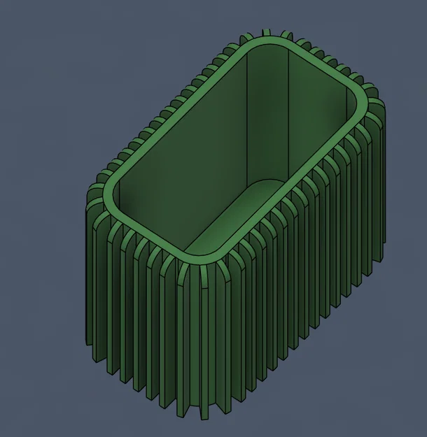 Bộ Khay Để Bàn Ribbed Hiện Đại / Ống Đựng Bút & Khay Đựng Đồ Đa Năng - Image 6