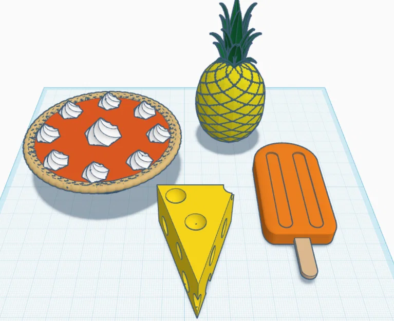 Mô hình thực phẩm 3D đáng yêu - Tải file in STL chất lượng - Image 1