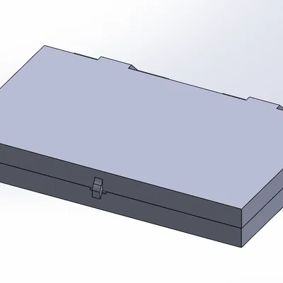 Bộ cờ Domino in 3D kèm hộp đựng tiện lợi (Print-in-place)