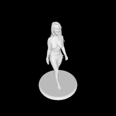 Mô hình tượng nhân vật nữ nghệ thuật in 3D chi tiết