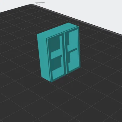 Mô hình tủ nội thất thu nhỏ (mueble) dùng cho sa bàn và nhà búp bê