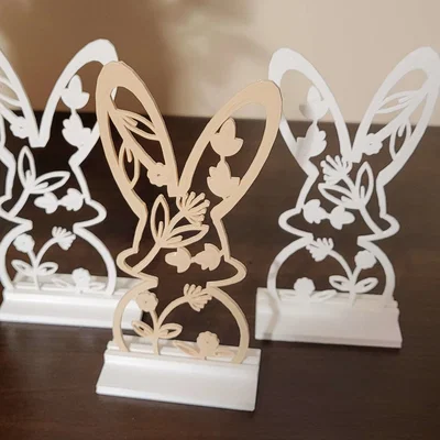Mô hình trang trí thỏ Phục Sinh (Easter bunny) dễ in 3D