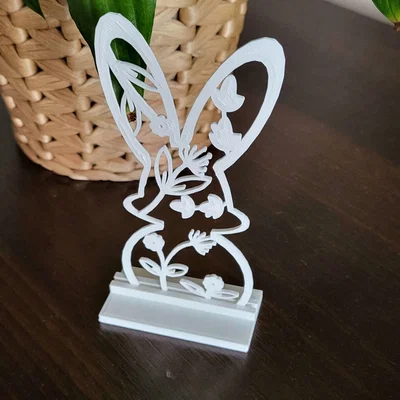 Mô hình trang trí thỏ Phục Sinh (Easter bunny) dễ in 3D