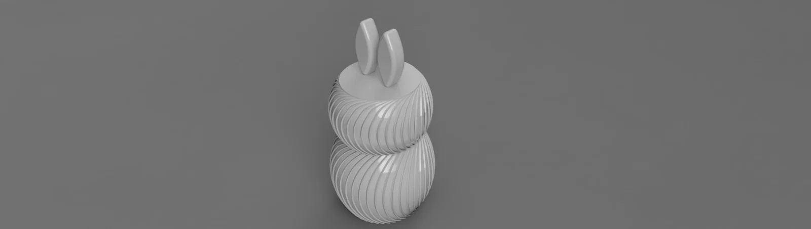 Mô hình chú thỏ Osterhase trang trí 3D in dễ dàng - Image 1
